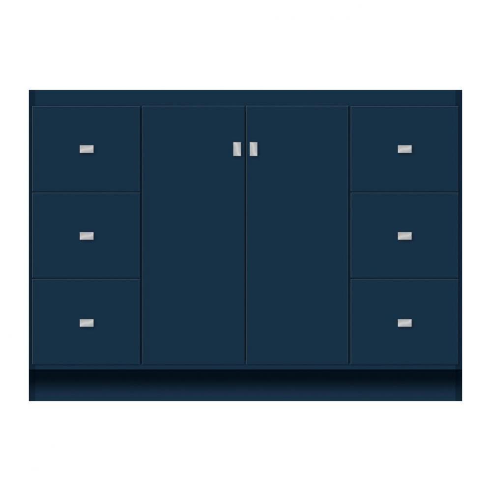 48 X 21 X 34.5 Montlake View Vanity Tiered Miter Lapis Night Sb