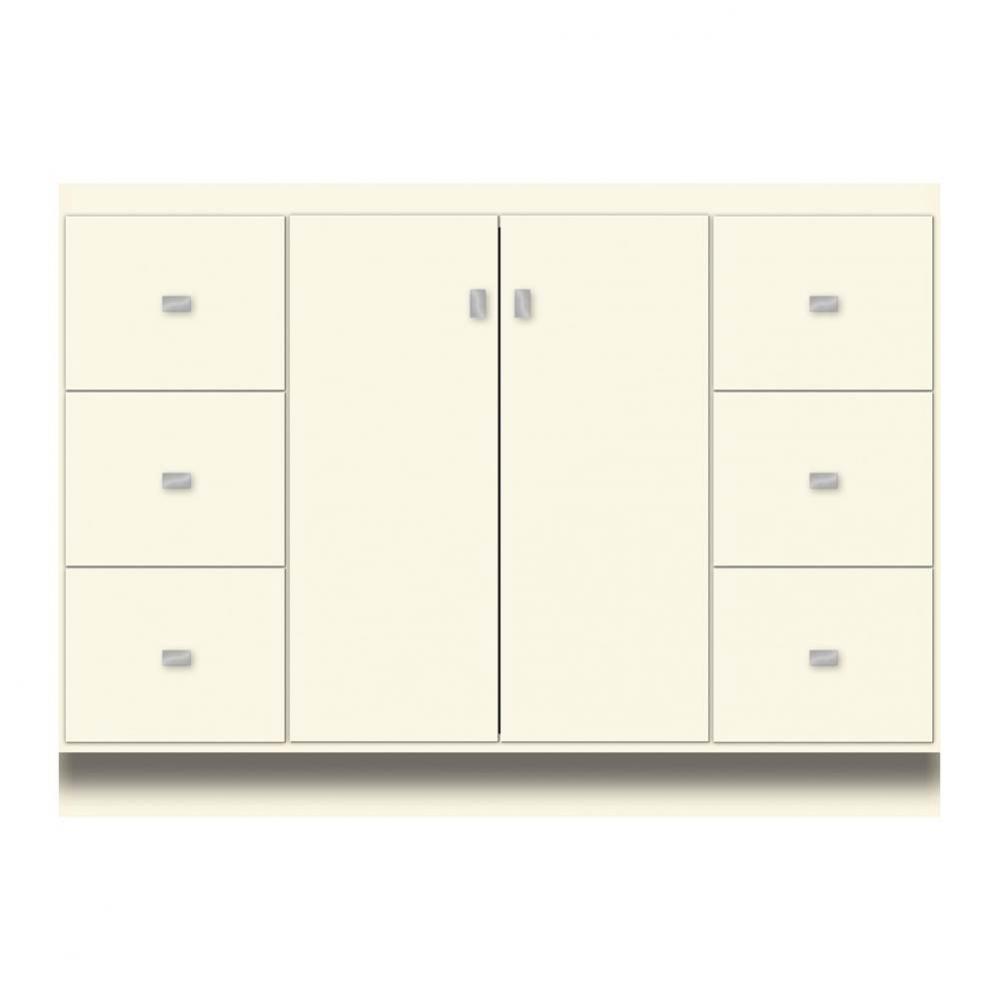 48 X 18 X 34.5 Montlake View Vanity Tiered Miter Sat Biscuit Sb