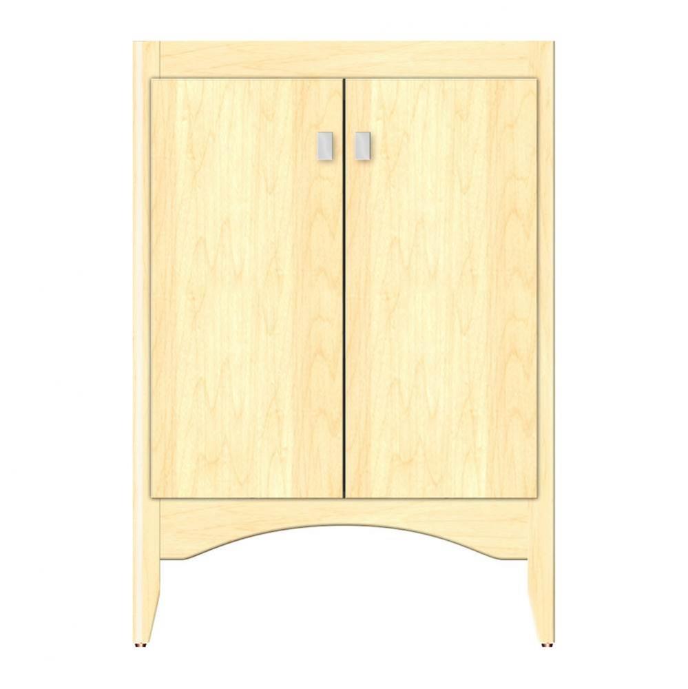 24 X 18 X 34.5 Wallingford View Vanity Tiered Miter Nat Maple Std