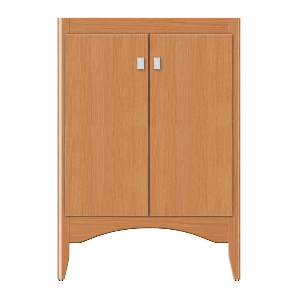 24 X 21 X 34.5 Wallingford View Vanity Tiered Miter Nat Oak Std