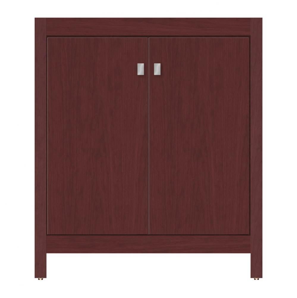 30 X 18.5 X 34.5 Alki View Vanity Tiered Miter Dk Cherry Std