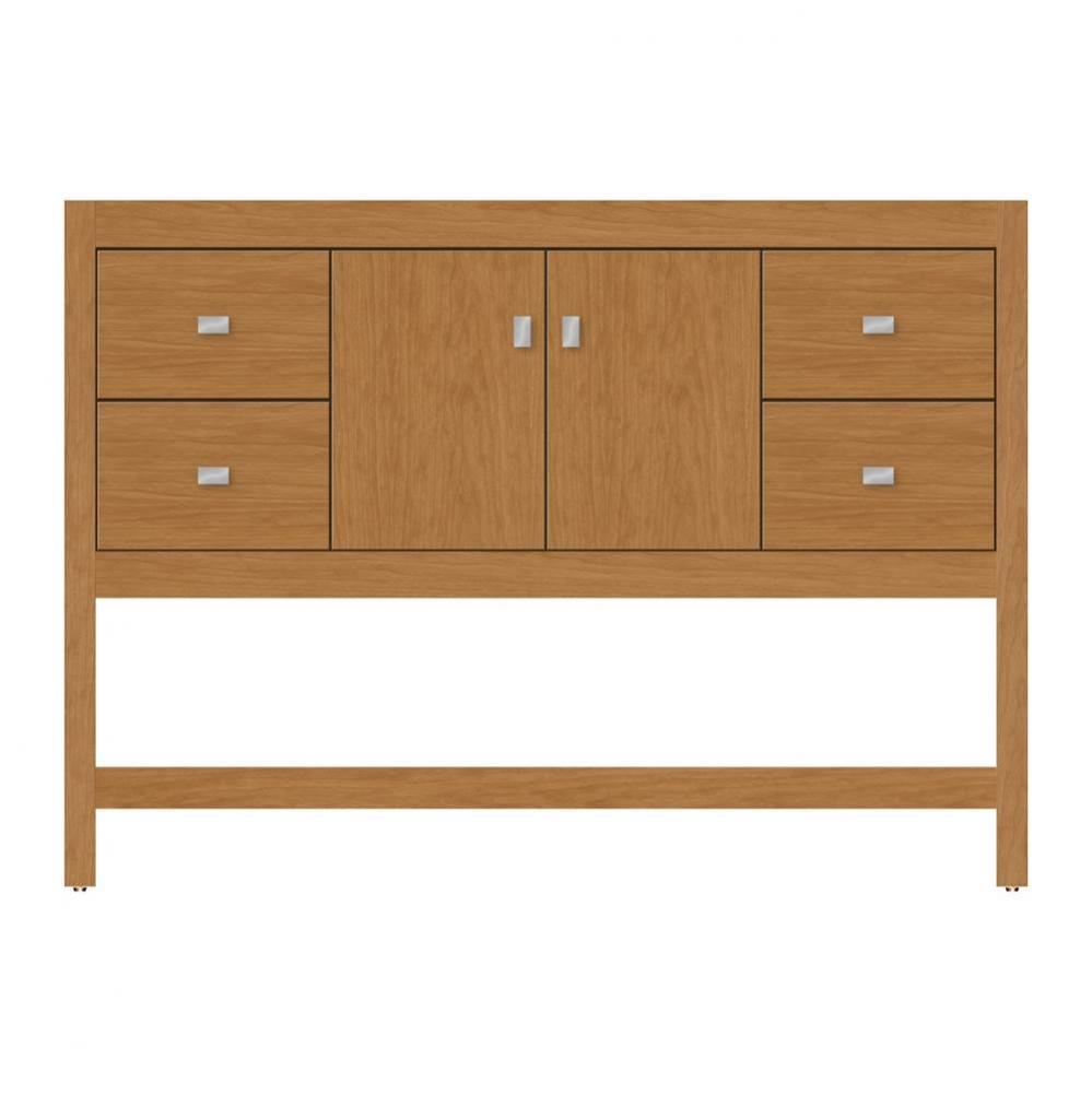 48 X 21 X 34.5 Alki Spa Vanity Tiered Miter Nat Cherry Sb