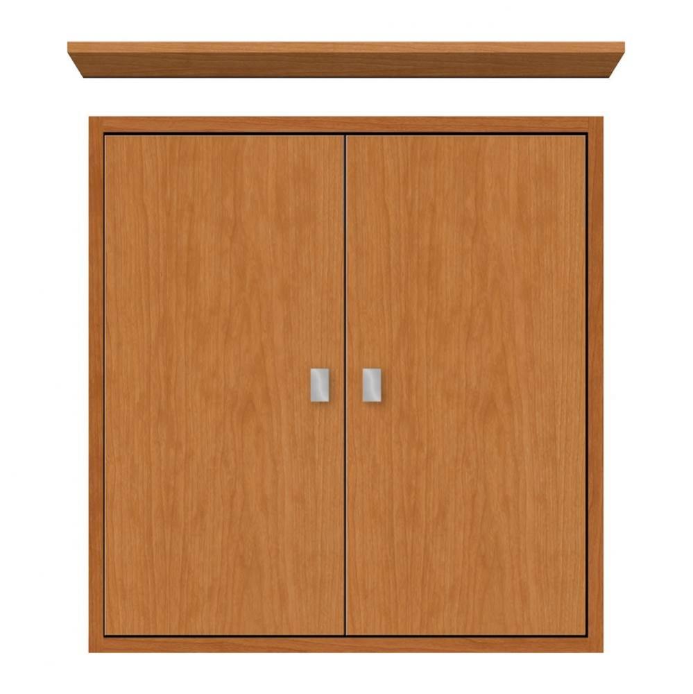 24 X 6.25 X 25 Inset Cubby Tiered Miter Nat Cherry