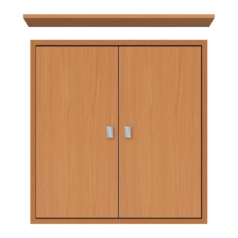 24 X 6.25 X 25 Inset Cubby Tiered Miter Nat Oak