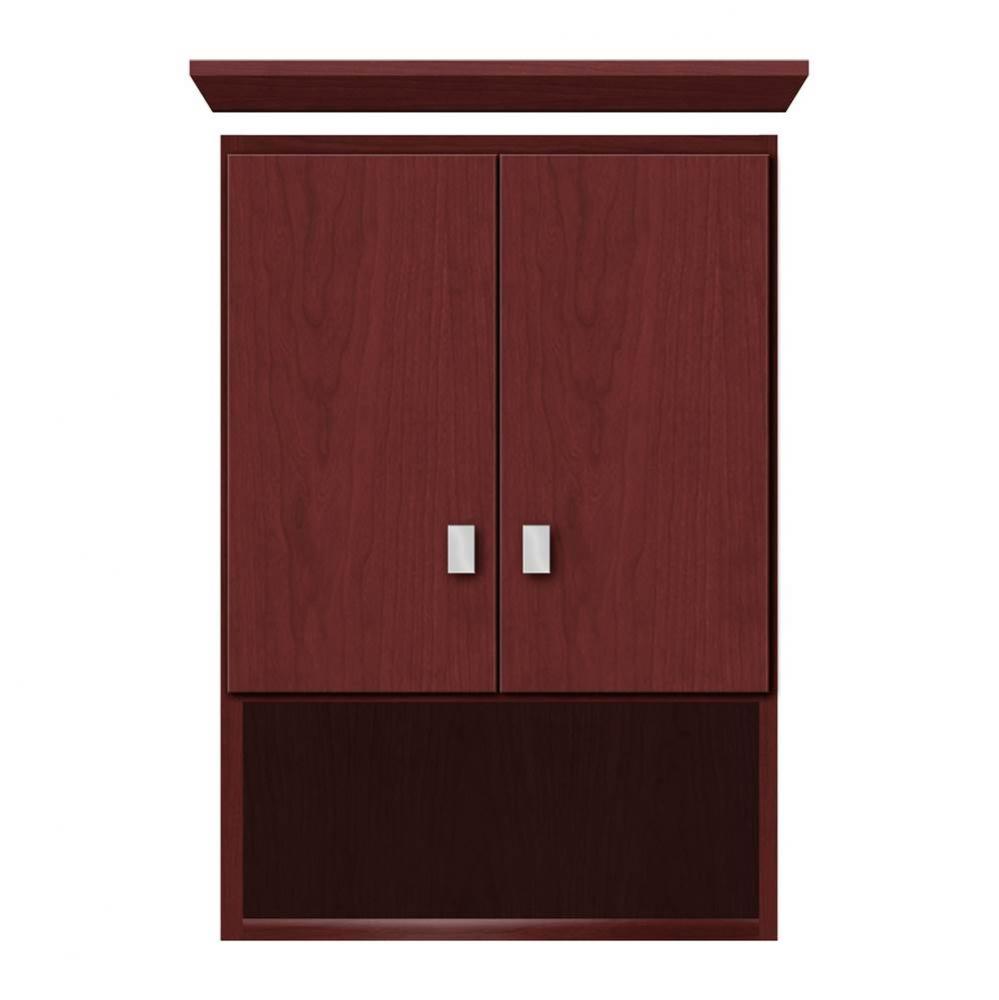 18 X 8.5 X 26 Overjohn Tiered Miter Dk Cherry