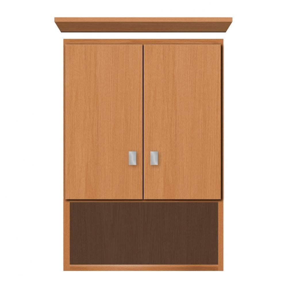 18 X 8.5 X 26 Overjohn Tiered Miter Nat Oak