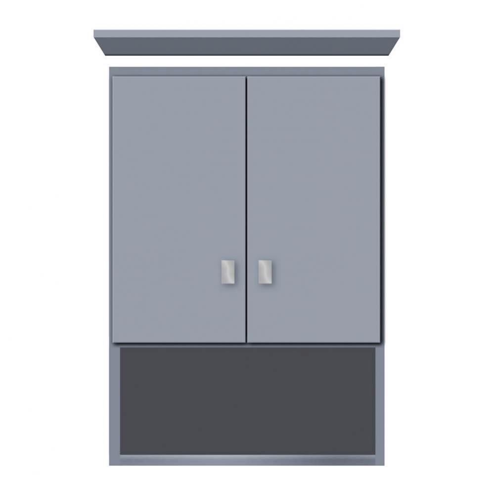 18 X 8.5 X 26 Overjohn Tiered Miter Sat Silver