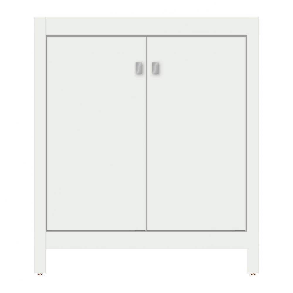 30 X 21 X 34.5 Alki View Vanity Tiered Miter Powder Grey Std