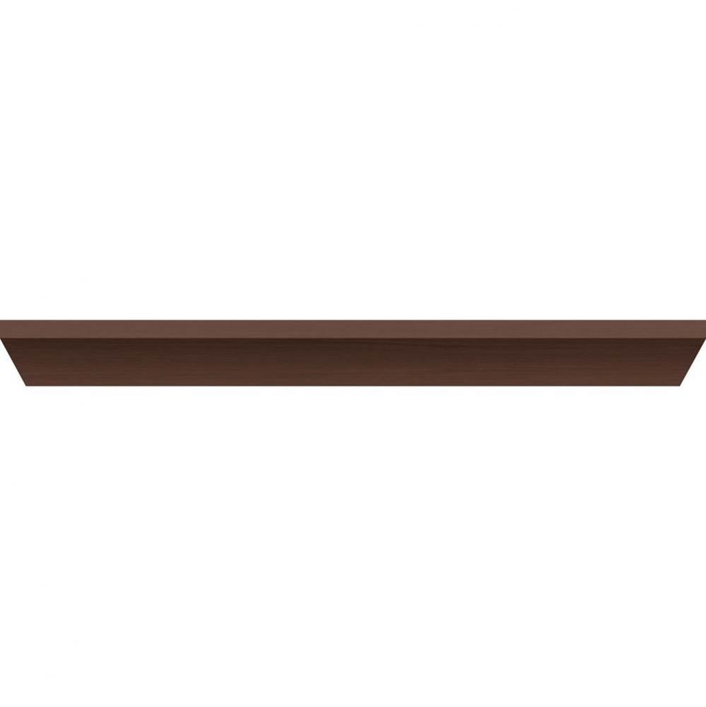 18 X 2.25 X 8.5 Modern Crown 18In Overjohn Choc Oak