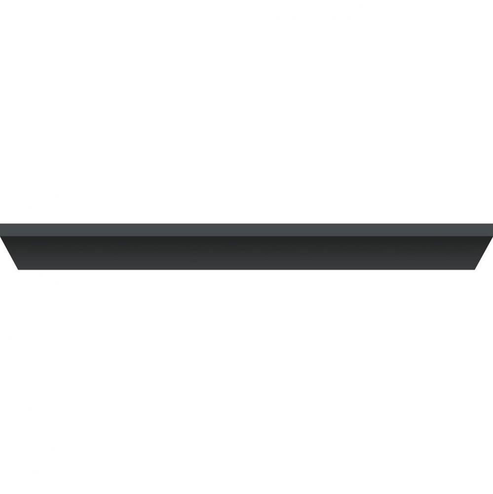 18 X 2.25 X 18 Modern Crown 18In Linen Sat Black