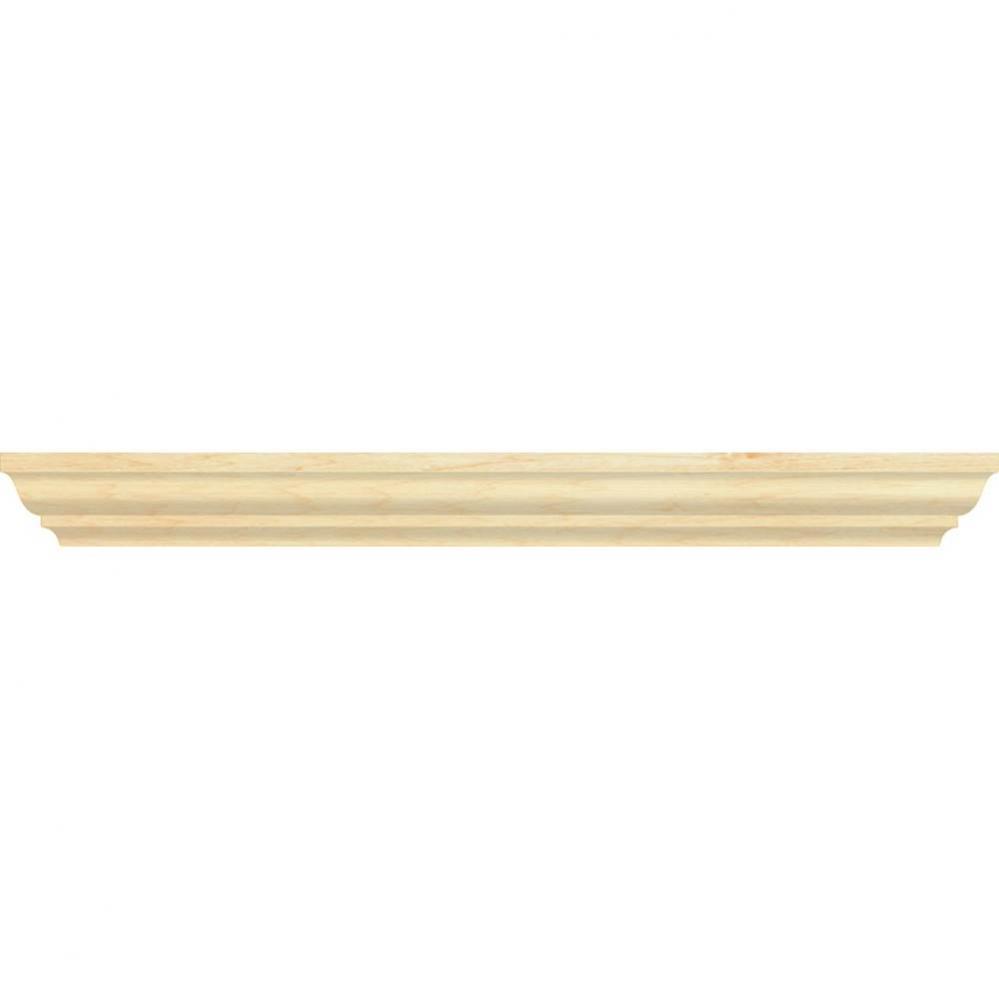 18 X 2.25 X 18 Traditional Crown 18In Linen Nat Maple