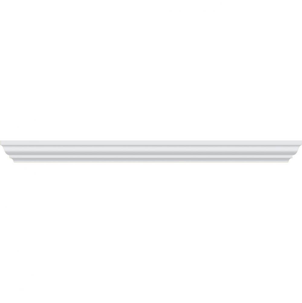 24 X 2.25 X 21 Traditional Crown 24In Linen Sat White
