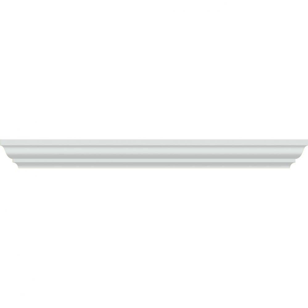 18 X 2.25 X 21 Traditional Crown 18In Linen Powder Grey