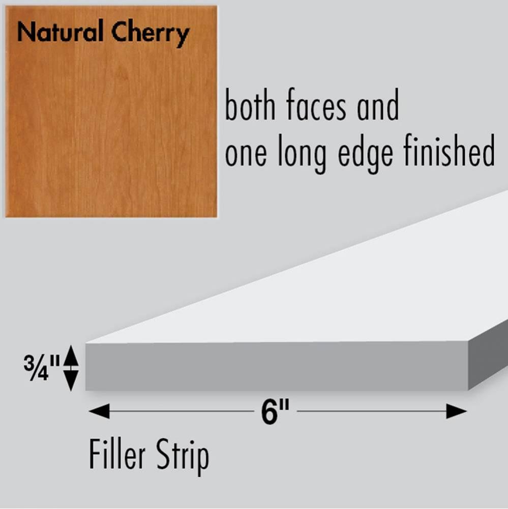 6 X .75 X 36 Filler Nat Cherry