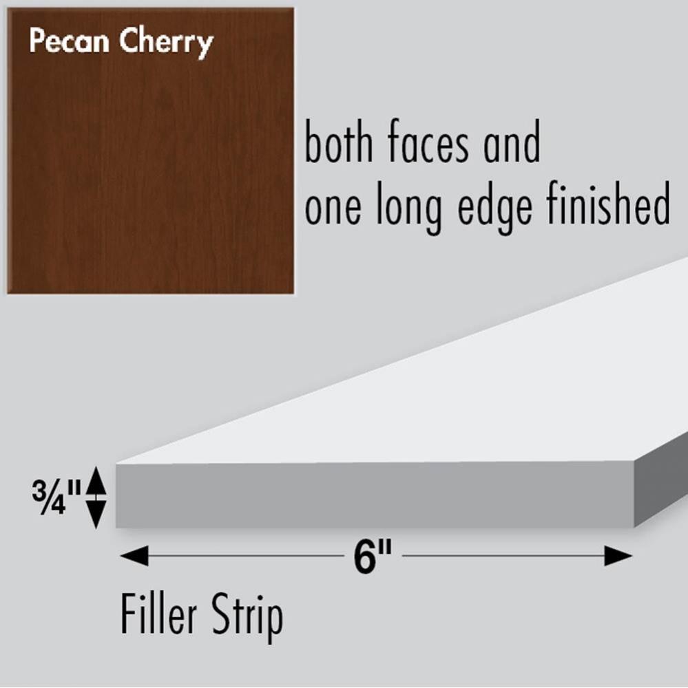 6 X .75 X 84 Filler Pecan Cherry
