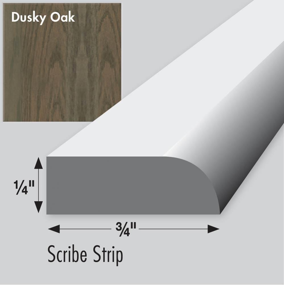 .75 X .25 X 36 Scribe Dusky Oak