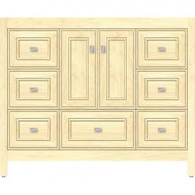 Strasser Woodenwork 51.572 - 42 X 18.5 X 34.5 Alki Essence Vanity Deco Miter Nat Maple Sb