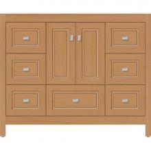 Strasser Woodenwork 52.296 - 42 X 18.5 X 34.5 Alki Essence Vanity Ogee Miter Nat Oak Sb