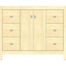 Strasser Woodenwork 52.640 - 42 X 21 X 34.5 Alki View Vanity Slab Nat Maple Sb