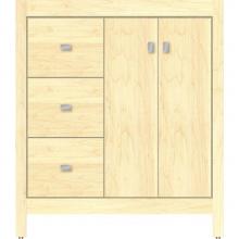 Strasser Woodenwork 52.689 - 30 X 21 X 34.5 Alki View Vanity Slab Nat Maple Lh