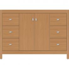Strasser Woodenwork 52.876 - 48 X 21 X 34.5 Alki View Vanity Slab Nat Oak Sb