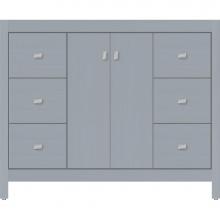 Strasser Woodenwork 52.655 - 42 X 18.5 X 34.5 Alki View Vanity Slab Silver Oak Sb