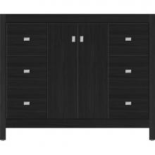 Strasser Woodenwork 52.620 - 42 X 21 X 34.5 Alki View Vanity Slab Midnight Oak Sb