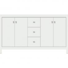 Strasser Woodenwork 53.723 - 60 X 21 X 34.5 Alki View Vanity Slab Powder Grey Db