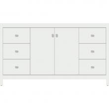 Strasser Woodenwork 53.726 - 60 X 18.5 X 34.5 Alki View Vanity Slab Powder Grey Sb