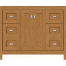 Strasser Woodenwork 52.496 - 42 X 21 X 34.5 Alki View Vanity Shaker Nat Cherry Sb