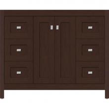 Strasser Woodenwork 53.477 - 42 X 21 X 34.5 Alki View Vanity Shaker Choc Cherry Sb