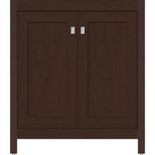 Strasser Woodenwork 53.508 - 30 X 18.5 X 34.5 Alki View Vanity Shaker Choc Cherry Std