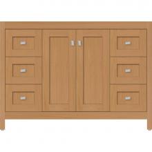Strasser Woodenwork 52.854 - 48 X 21 X 34.5 Alki View Vanity Shaker Nat Oak Sb