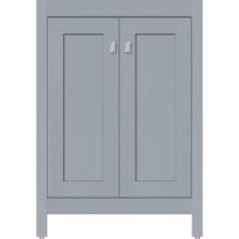 Strasser Woodenwork 52.528 - 24 X 21 X 34.5 Alki View Vanity Shaker Silver Oak Std