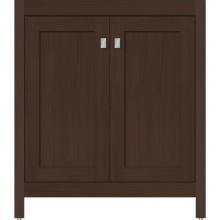 Strasser Woodenwork 52.761 - 30 X 21 X 34.5 Alki View Vanity Shaker Choc Oak Std