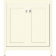 Strasser Woodenwork 52.757 - 30 X 18.5 X 34.5 Alki View Vanity Shaker Sat Biscuit Std