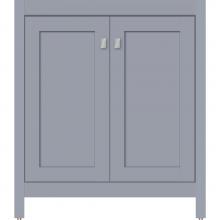 Strasser Woodenwork 52.869 - 30 X 21 X 34.5 Alki View Vanity Shaker Sat Silver Std