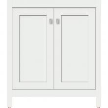 Strasser Woodenwork 53.741 - 30 X 21 X 34.5 Alki View Vanity Shaker Powder Grey Std