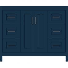 Strasser Woodenwork 58-090 - 42 X 18.5 X 34.5 Alki View Vanity Shaker Lapis Night Sb