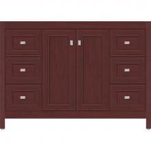 Strasser Woodenwork 53.605 - 48 X 21 X 34.5 Alki View Vanity Deco Miter Dk Cherry Sb