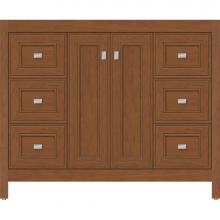 Strasser Woodenwork 53.164 - 42 X 21 X 34.5 Alki View Vanity Deco Miter Cinn Cherry Sb