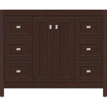 Strasser Woodenwork 53.529 - 42 X 21 X 34.5 Alki View Vanity Deco Miter Choc Cherry Sb