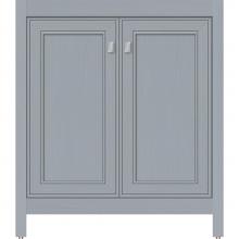 Strasser Woodenwork 53.278 - 30 X 18.5 X 34.5 Alki View Vanity Deco Miter Silver Oak Std
