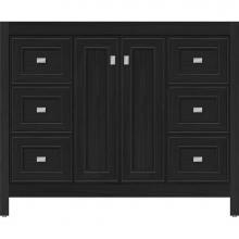 Strasser Woodenwork 53.146 - 42 X 18.5 X 34.5 Alki View Vanity Deco Miter Midnight Oak Sb