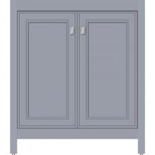 Strasser Woodenwork 53.344 - 30 X 21 X 34.5 Alki View Vanity Deco Miter Sat Silver Std