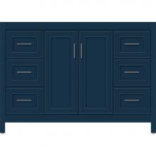 Strasser Woodenwork 58-111 - 48 X 21 X 34.5 Alki View Vanity Deco Miter Lapis Night Sb