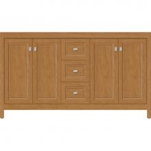 Strasser Woodenwork 53.783 - 60 X 21 X 34.5 Alki View Vanity Ogee Miter Nat Cherry Db