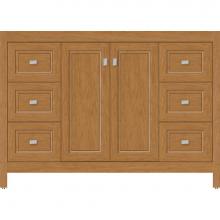 Strasser Woodenwork 53.806 - 48 X 21 X 34.5 Alki View Vanity Ogee Miter Nat Cherry Sb