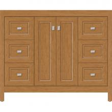 Strasser Woodenwork 53.813 - 42 X 21 X 34.5 Alki View Vanity Ogee Miter Nat Cherry Sb
