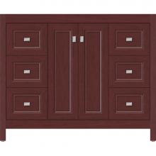Strasser Woodenwork 54.102 - 42 X 18.5 X 34.5 Alki View Vanity Ogee Miter Dk Cherry Sb
